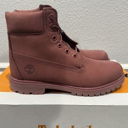 Women’s Timberland 6” Premium Boots – Medium Red Nubuck
