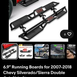 07-18 Chevy Silverado Sierra 1500 Double Cab Running Boards