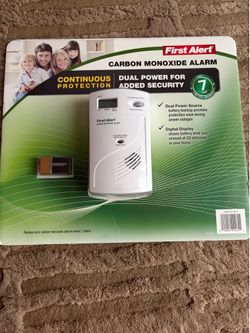 First alert carbon monoxide alarm