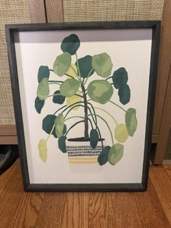 Chinese Money Coin/Pilea Painted Art