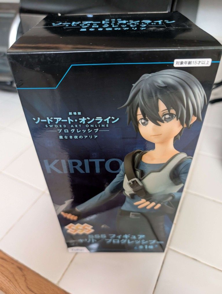 New Sword Art Online Kirito Anime Figure Statue