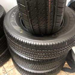 SET 255/70/17 BRIDGESTONE DULER SEMI NEW 95%TREAD LIFE $300 PRICE INCLUDES PROFESSIONAL ISTALATION AND TAX