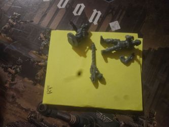 Partially assembled Rogal Dorn Tank