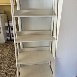 White Standing Shelves 