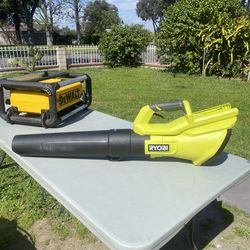 RYOBI 40V 120 MPH 550 CFM Cordless Battery Leaf Blower TOOL ONLY