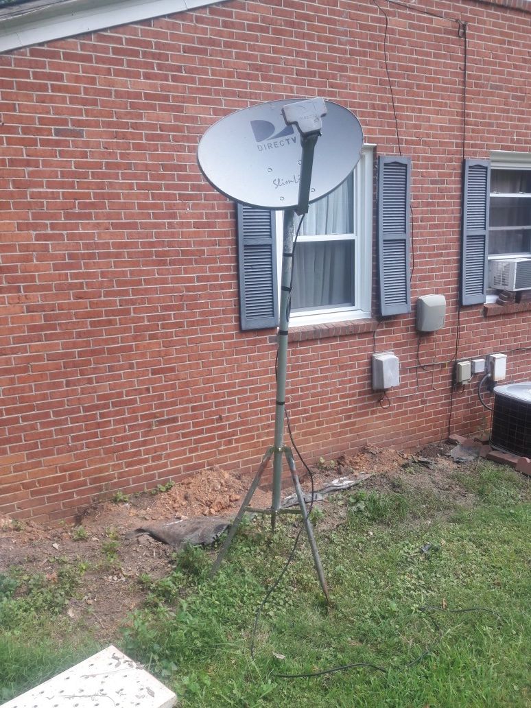 Direct tv and trypod