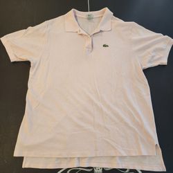 Izod Lacoste Pink XL Polo Shirt Pre-Owned.