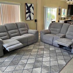 Sofa and loveseat