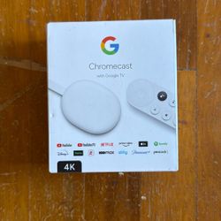 Unused New Chromecast With Google Tv