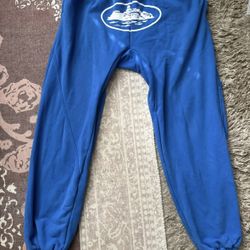 Corteiz Alcatraz Blue Sweatpants