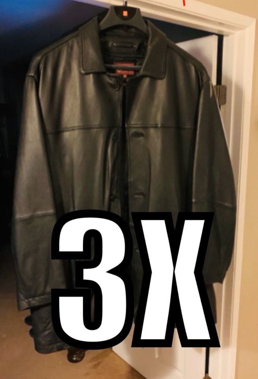 Wilson’s Leather Coat 3X