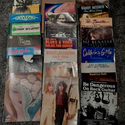 Classic Rock Sheet Music Lot 