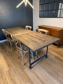 Restoration Hardware Flatiron Rectangular Dining Table