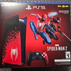  PS5 SPIDERMAN 2 CONSOLE DISC SYSTEM PlayStation 5 Limited Edition Canada