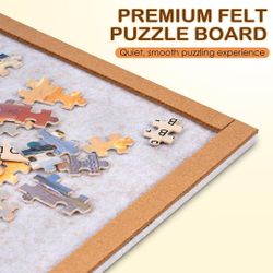 Puzzle Board 1500 Pieces Foldable with Trays
