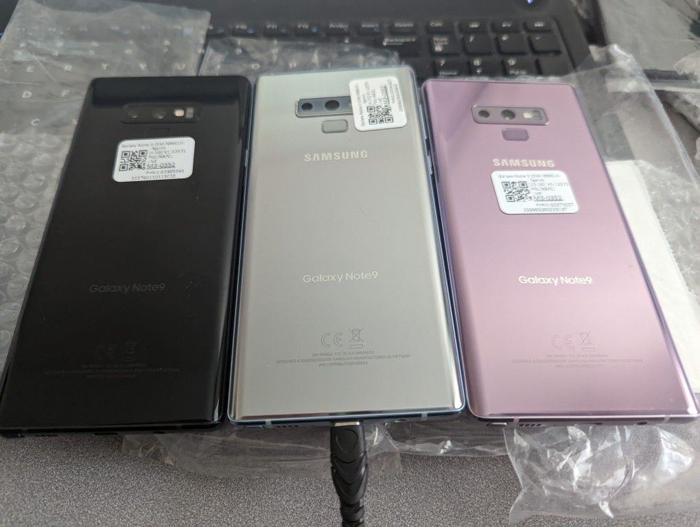 3 Sim Unlocked Samsung galaxy Note 9 128gb 