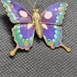 3d Butterfly Brooch