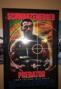 Framed Predator Movie Poster