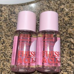 Victorias Secret PINK Fresh & Clean Mini Fragrance Mists X2 