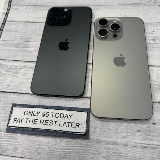 Apple iPhone 15 Pro Max - Pay $5 and the rest later