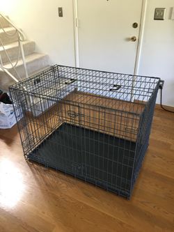 Large Dog Crate Kennel Potty Training from Modern Puppies