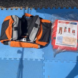 Equipment Bag And Tree Cutting Chaps