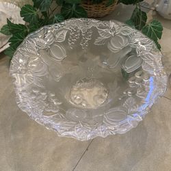 MIKASA Crystal Bowl 14”