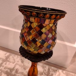 Retired Partylite Global Fusion Wall Sconce Candle Holder 