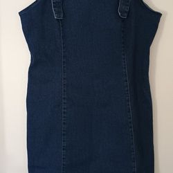 Cute Denim Overalls Casual Summer Country Dress 