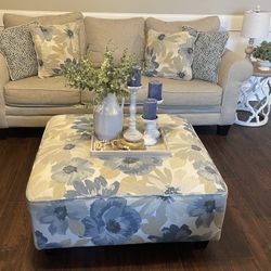 Sleeper Sofa/couch A D Matching Ottoman