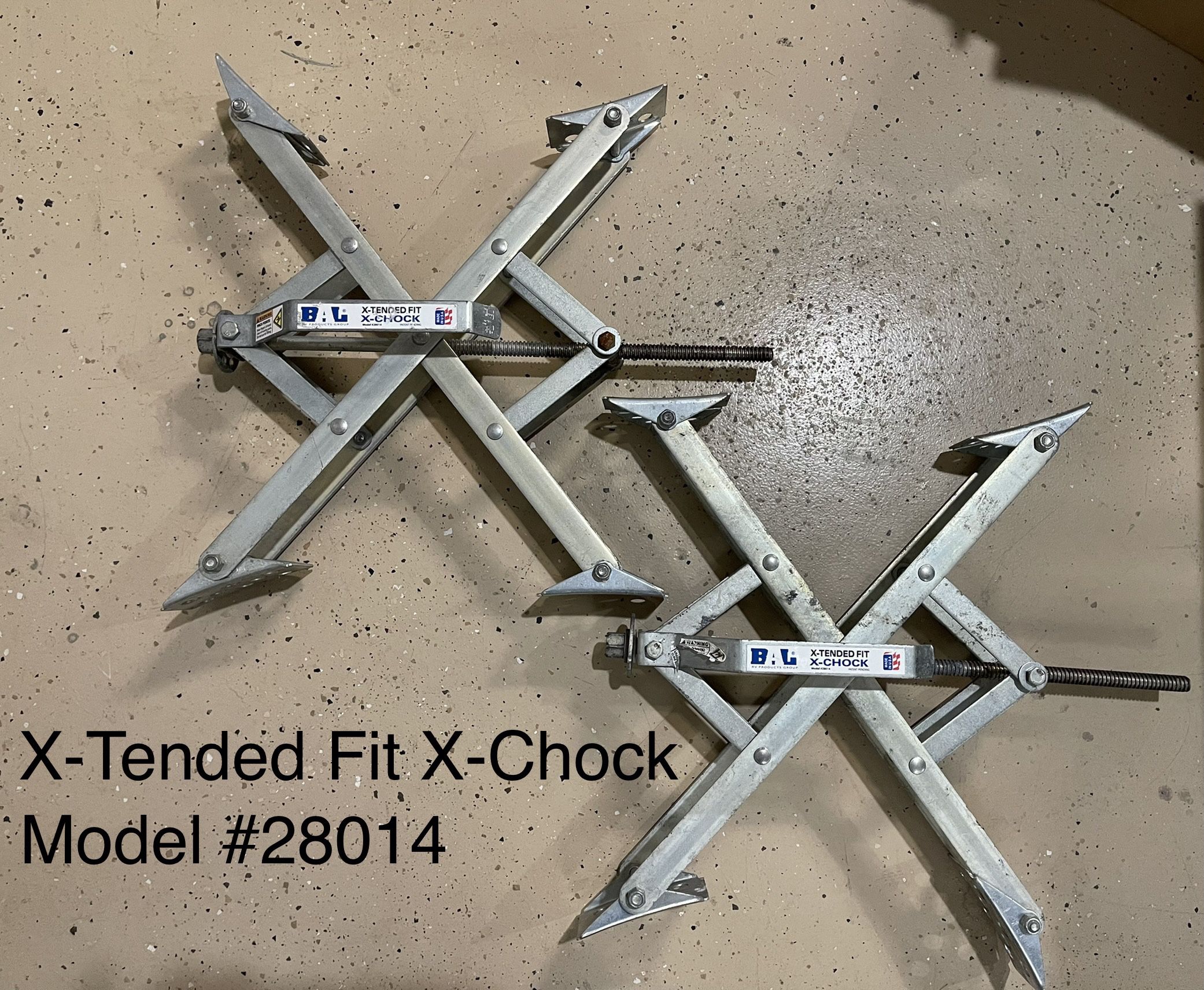 Trailer Tire Chocks - X-tended Fit X-chock 