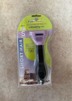 FURminator Short Hair deShedding Tool for small cats