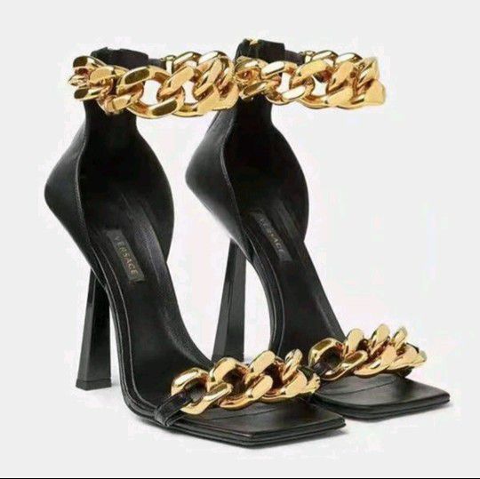 NEW Black/Gold  Dress Shoes. 