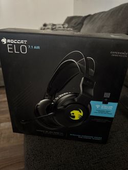 New Roccat ELO 7.1 Air Surround Sound Bluetooth Wireless RGB Gaming Headset