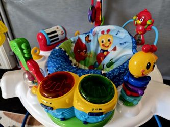 Baby Einstein Neighborhood Symphony Activity Baby Jumper Activity Center, Infant Entertainer with Lights and Melodies