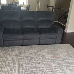 1 Electric Recliner 2 Love Seater  And 1 Manual 3 Seater Couch