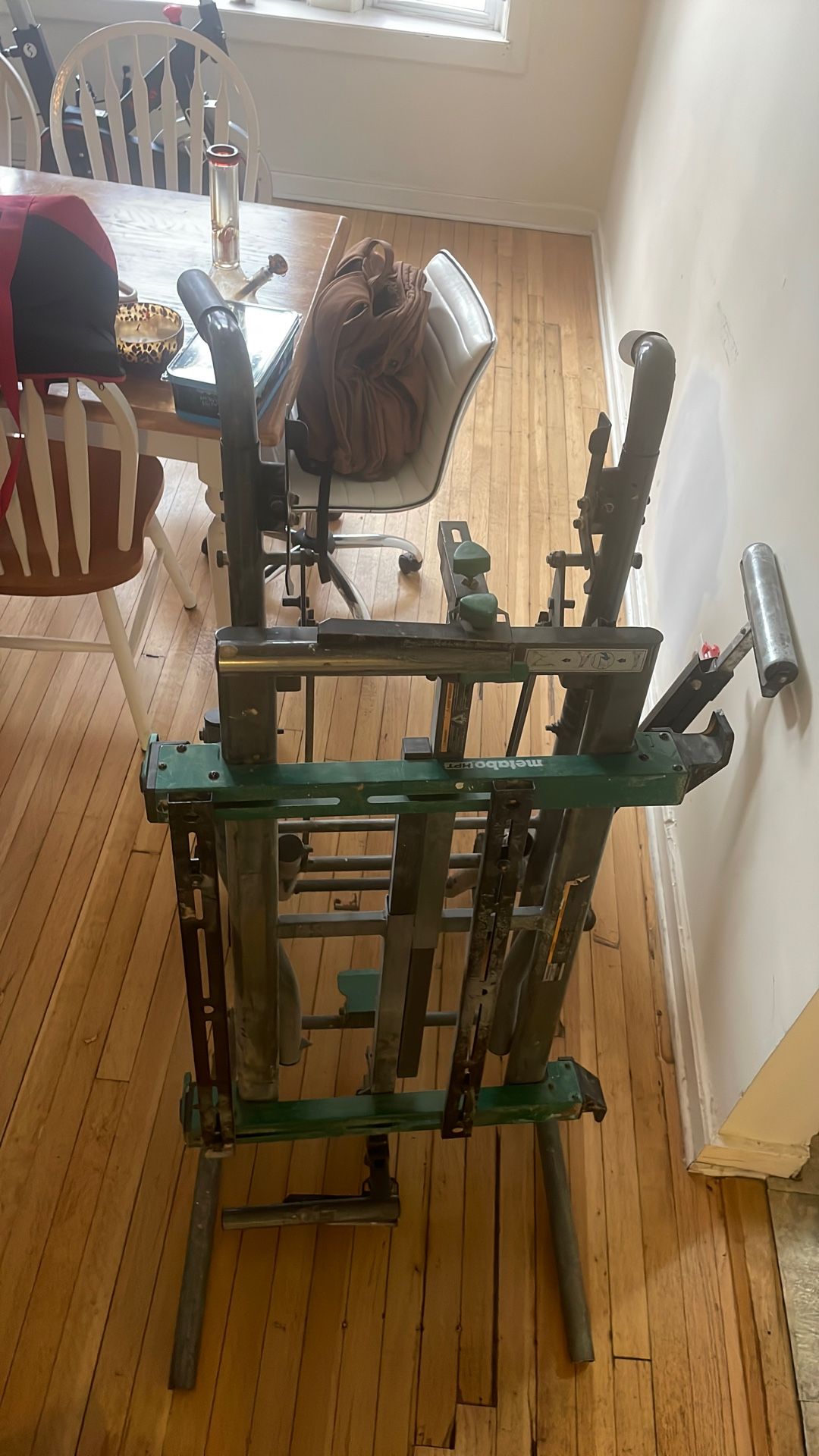 Miter Box Stand And Material Holder