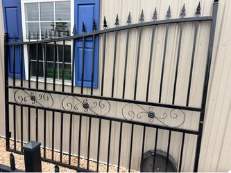 Driveway Gates 19’ Wide x 90” At Highest Point.