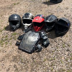 Selling 5 Helmets 