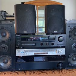 ONKYO MODEL SKF-100 2-WAY/DUAL-WOOFER BOOKSHELF SPEAKERS