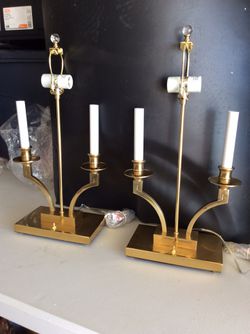 Venetian Candlelit Desk Lamps