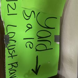 Yard Sale  1421Locust Ravine 