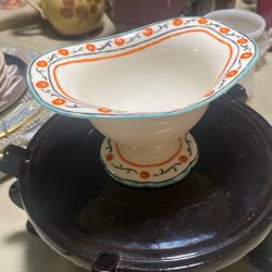 1929 gravy boat Rare Hand Painted 