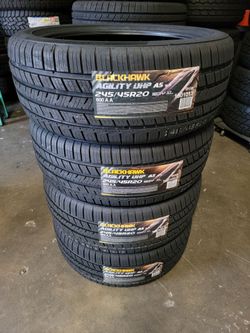 245 45 20 NEW TIRES CHALLENGER CHARGER MAGNUM CHRYSLER 300 MUSTANG CAMARO