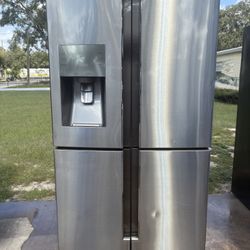 Samsung Flex stainless Steel Counter Depth  Refrigerator-30 DAY WARRANTY (delivery Available)