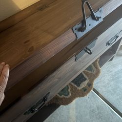 Rustic Trunk Sofa Table