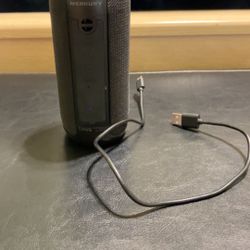 Black Bluetooth speaker