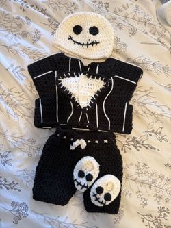 Jack Skellington Crochet Outfit
