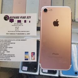 Unlocked Rose iPhone 7 32gb