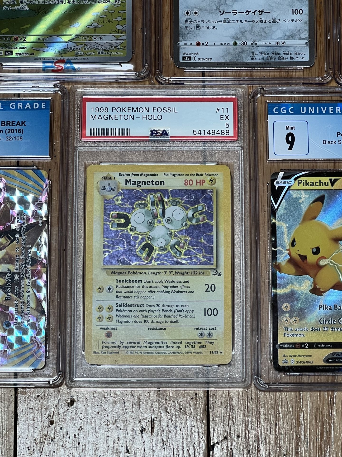 Graded Pokmon Card Slabs CGC PSA